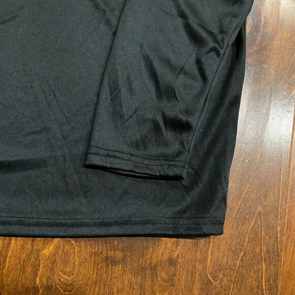 Unbranded USA Land Of The Free Black Long Sleeve Polyester T-Shirt Men's Large - Picture 4 of 8